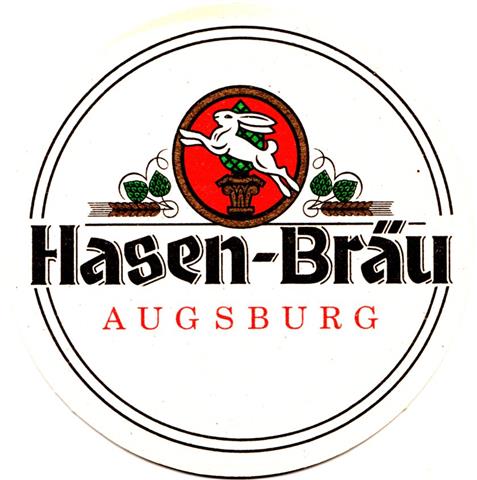 augsburg a-by hasen extra 1a (215-augsburg-schwarzrot)